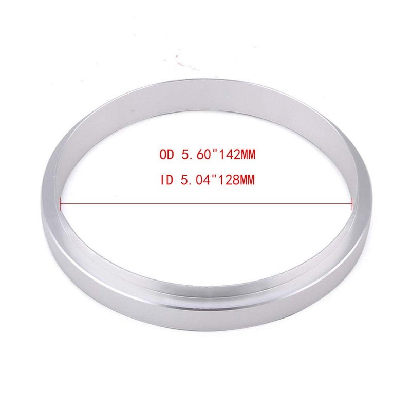 BARTOO Aluminum Air Cleaner Spacer 1/2 Inch for 5-1/8 Inch Carburetor Opening for Edelbrock Holley Demon Riser SBC BBC 350 Ford Air Filter Spacer O-Ring - Image 2